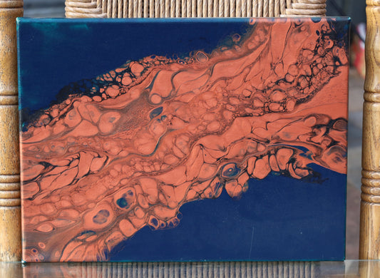 Flow Art - Copper Swipe