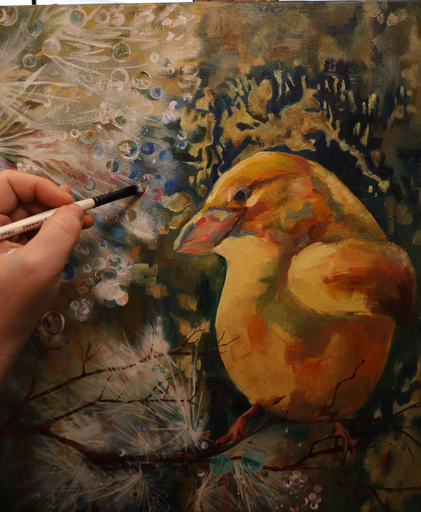 Custom Piece - Golden Finch