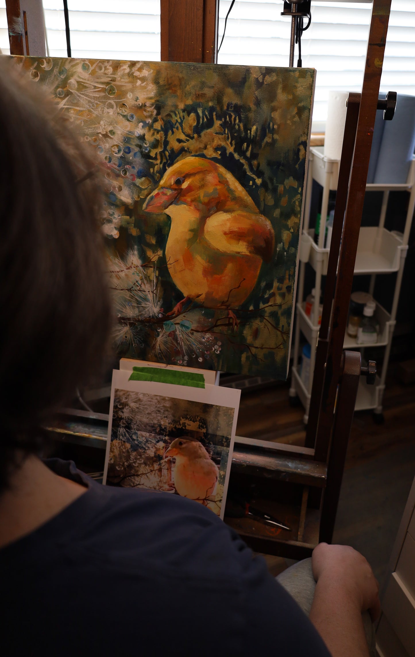 Custom Piece - Golden Finch